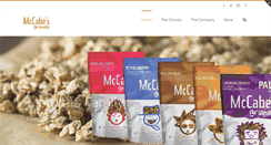 Desktop Screenshot of mccabesgranola.com